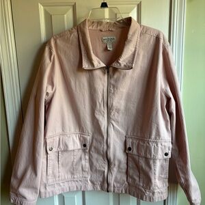 Women’s XL Arizona Jean Company Women's Light Pink Utility Jacket
